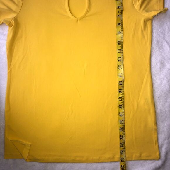 𝅺nwot Womens XSmall Petite Susan Graver SS Keyhole Blouse - Picture 7 of 8